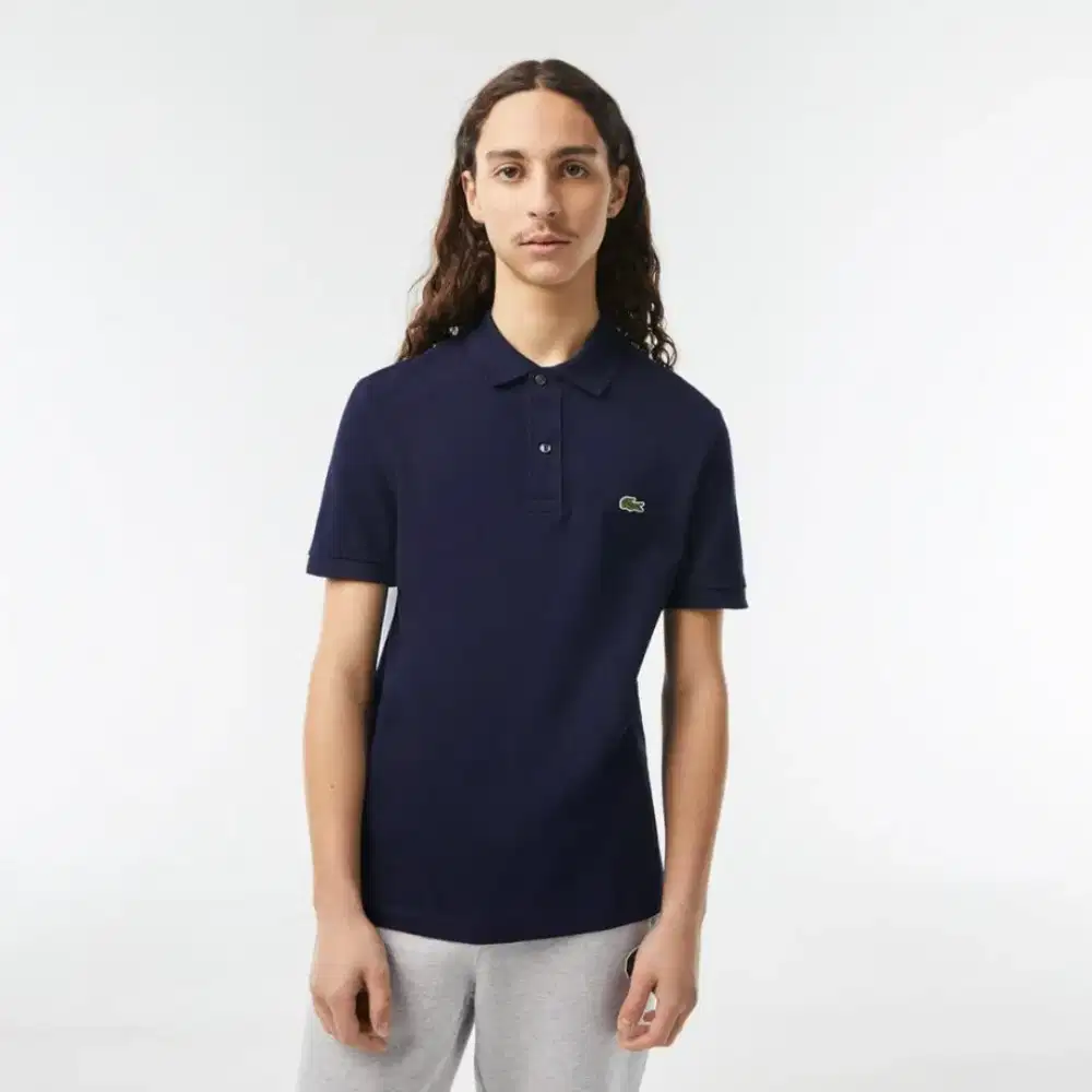 Kaos polo shirt LACOSTE navy Size L