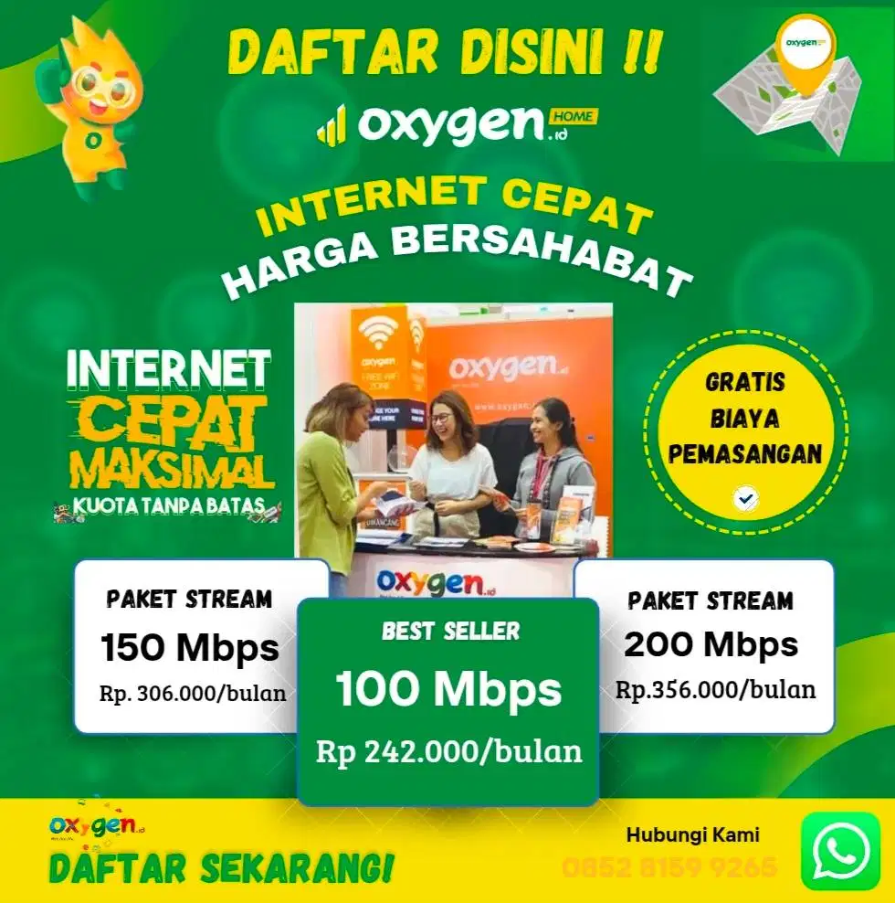 PROMO INTERNET WIFI OXYGEN STABIL
