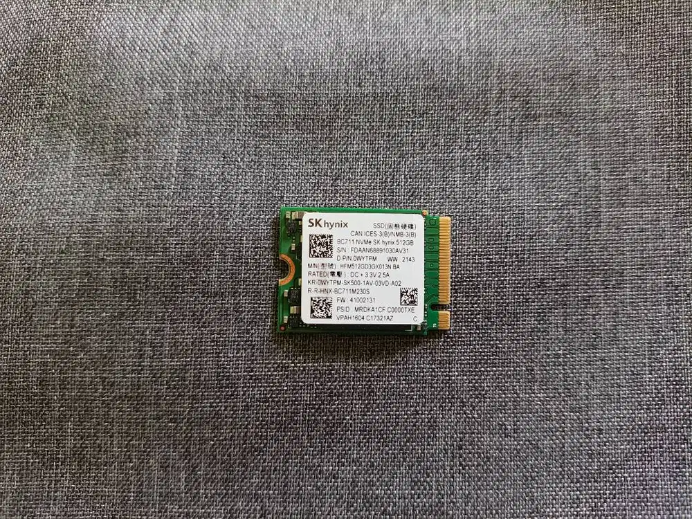 SKHynix 2230 SSD NVMe 500GB (Second)