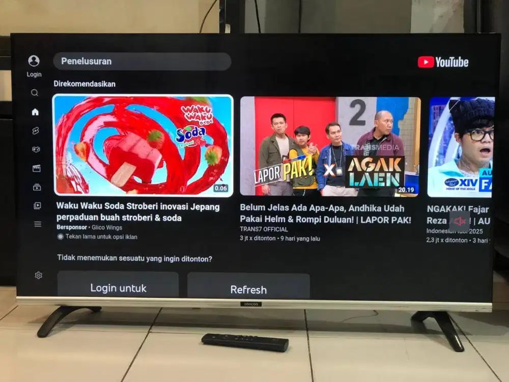 LED Coocaa 40inch Google TV Bergaransi