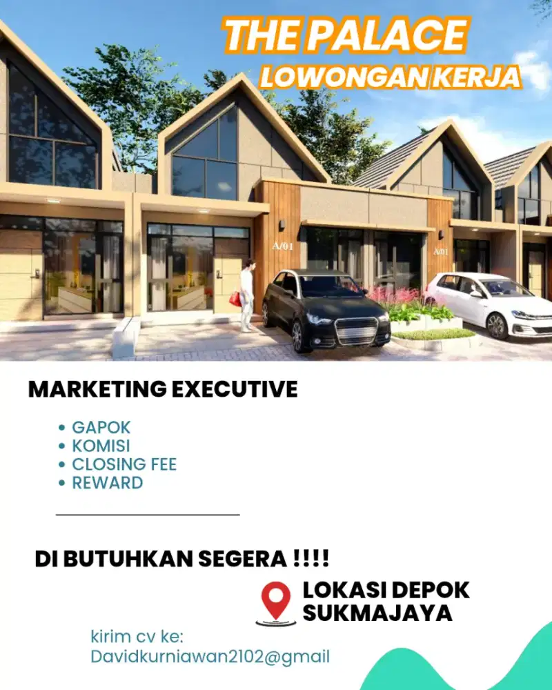 DI BUTUHKAN SALES  MARKETING PRIA & WANITA