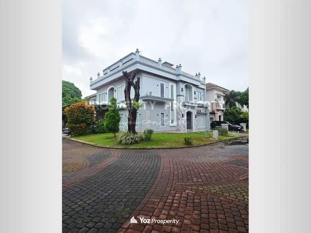 Rumah Hoek 3 Lantai di Cluster Crystal by Summarecon Gading Serpong Semi Furnished Siap Huni