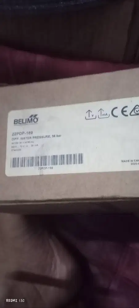 Belimo water pressure