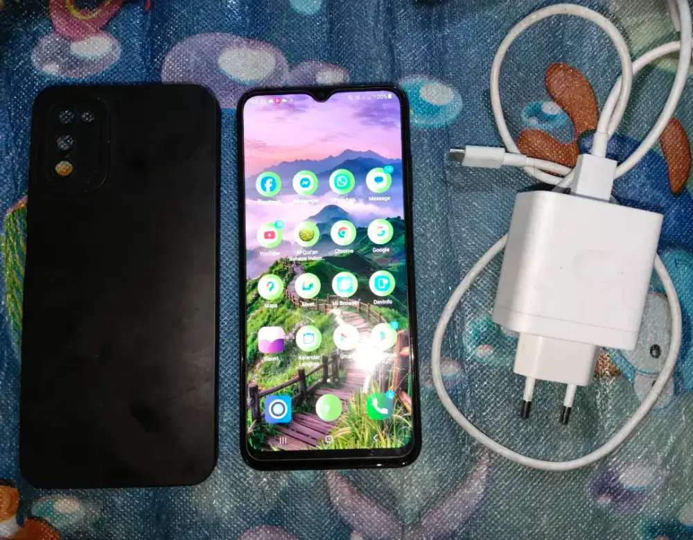 SAMSUNG A03S RAM 4 ROM 64 5000MAH MULUS NORMAL BATANGAN ORI BISA ANTAR