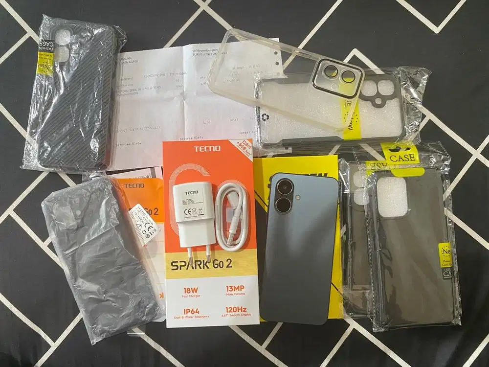 Tecno Spark Go 2 4+4 / 128 gb Baru Pake Sebulan Banyak Bonus