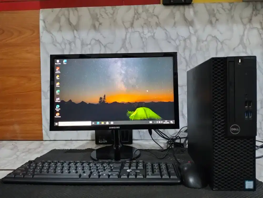 Paket Lengkap komputer Built Up Dell Optiplex 350