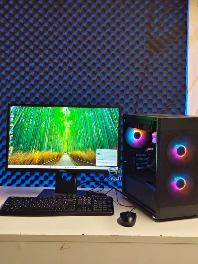 PC Gaming Full Set Second Rasa Baru | i5 Gen 13 + Monitor