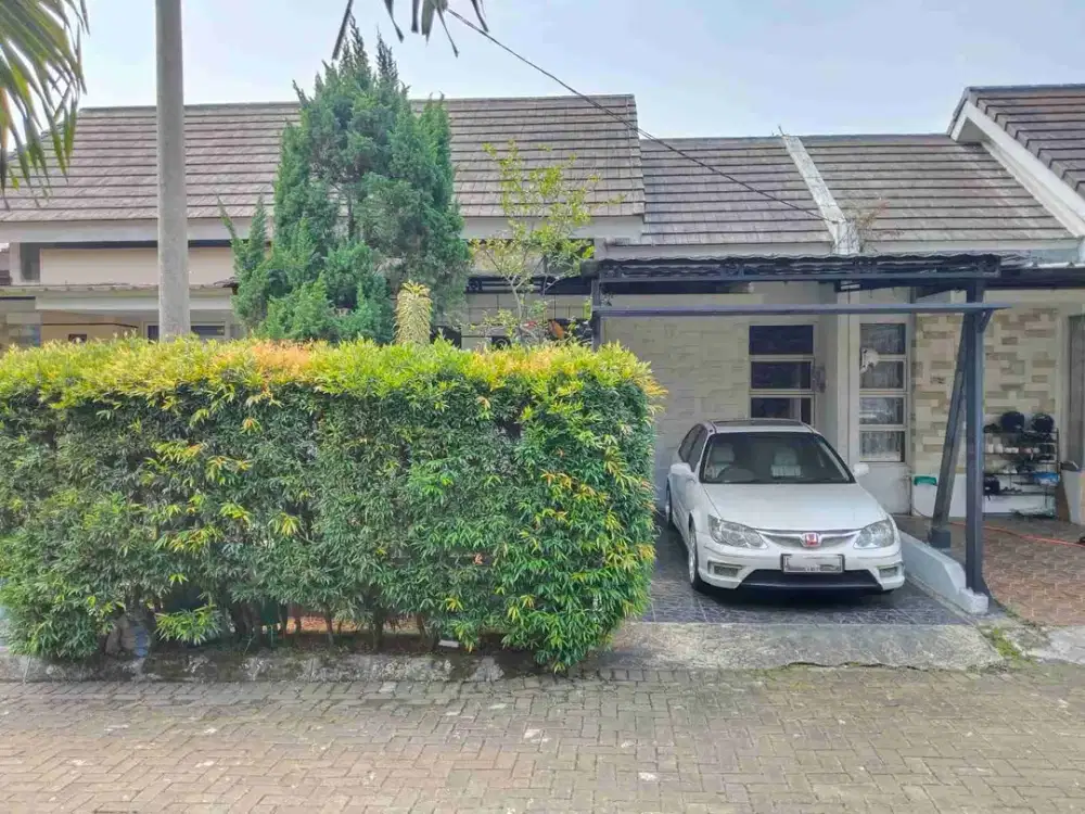 Rumah Cluster Paling Depan di Rancamaya Golf Bogor