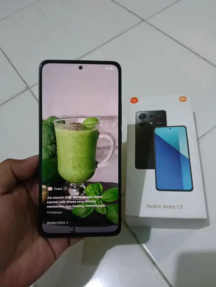 Redmi note 13 4g ram 8/256gb fullset ori
