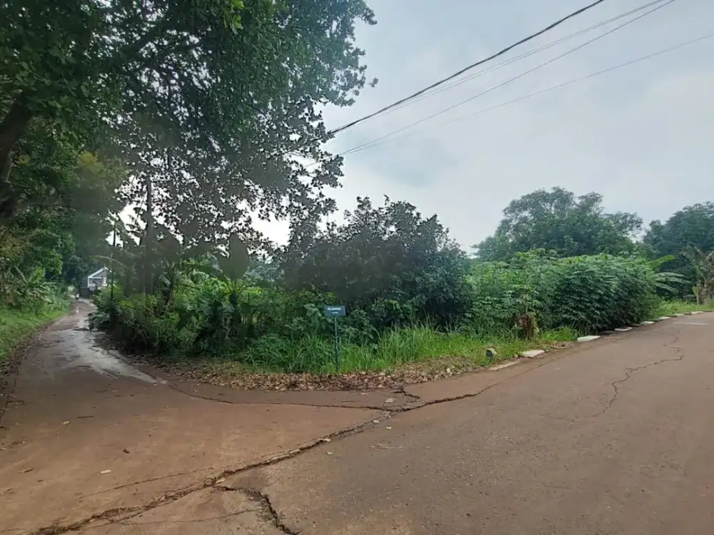 Tanah Kavling Setu Pinggir Jalan - SHM - 7 Menit Tol Burangkeng