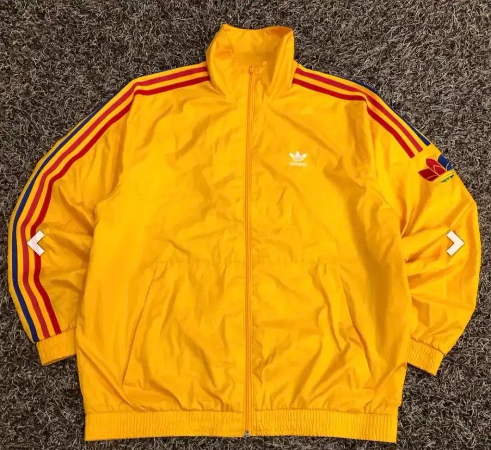 Track Jaket Adidas Trefoil 3D Original