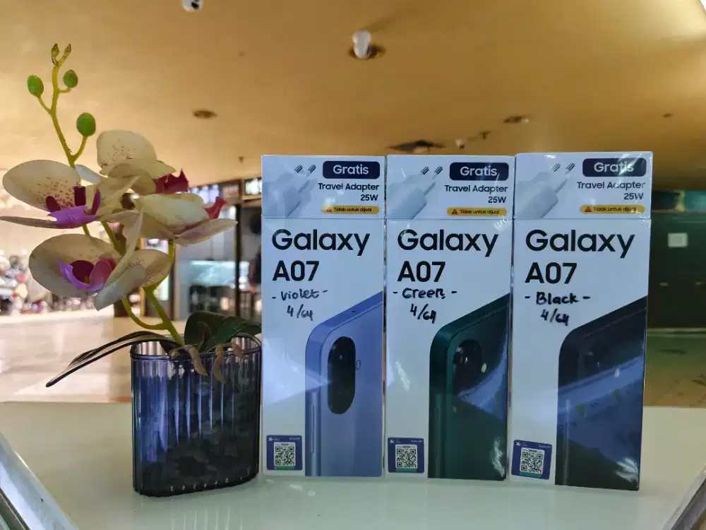 PROMO SAMSUNG GALAXY A07 4/64 NEW GARANSI RESMI