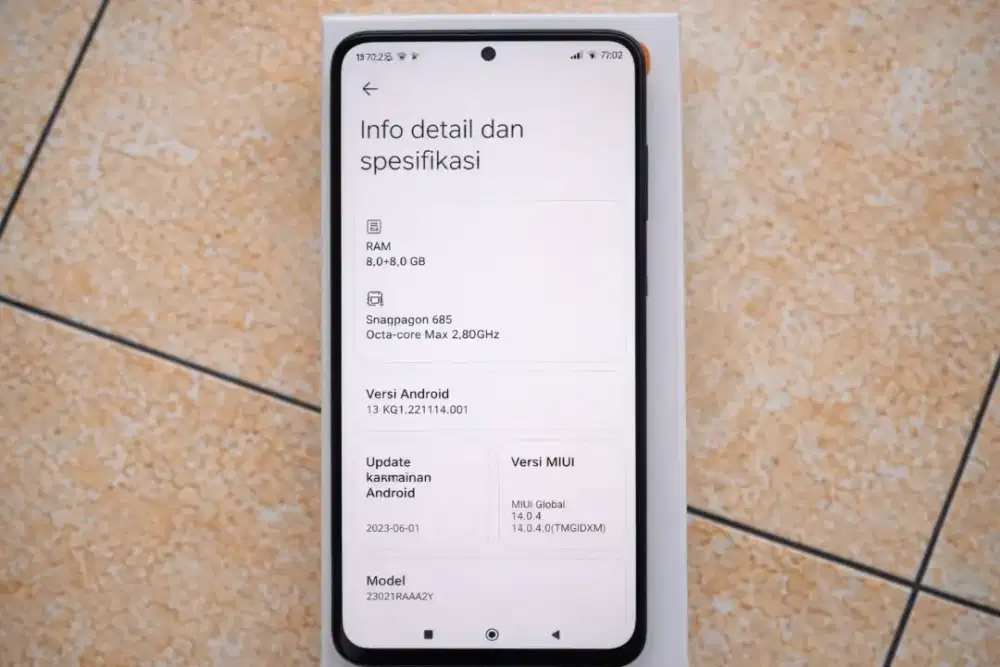 Redmi note 12 ram 8+8