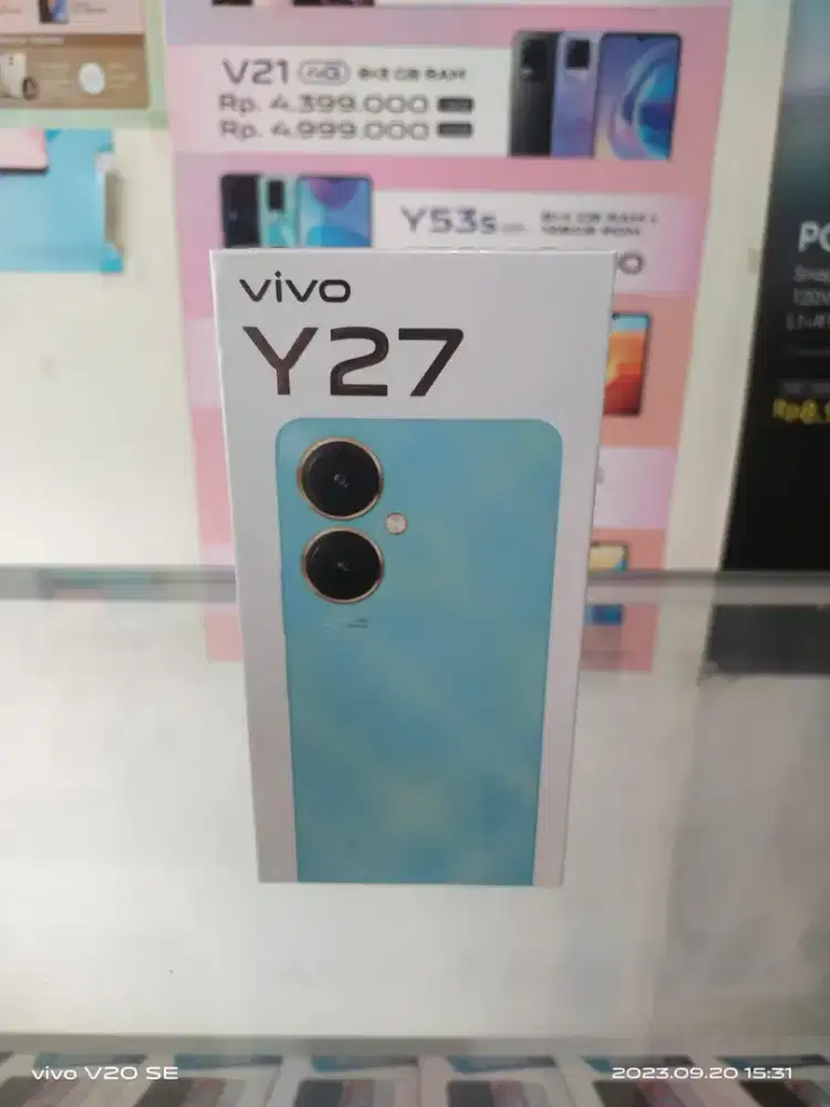 Vivo Y27 Ram 6GB+6GB/128 GB Helio G85 Camera 50 MP Garansi Resmi