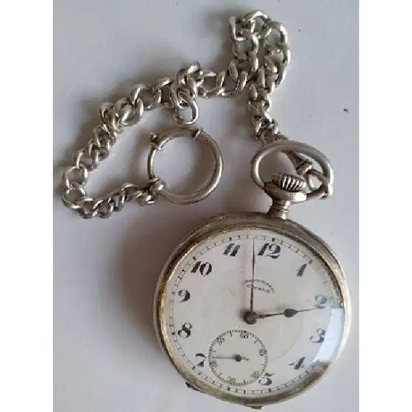 Antique - Art Deco Vintage full silver 100% / jam saku ETERNA