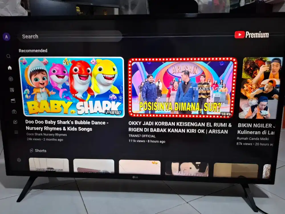 DIJUAL TV LG 43 SMART TV