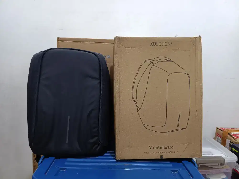 Tas Backpack XDDESIGN Anti Theft Fullset Likenew EX Pribadi