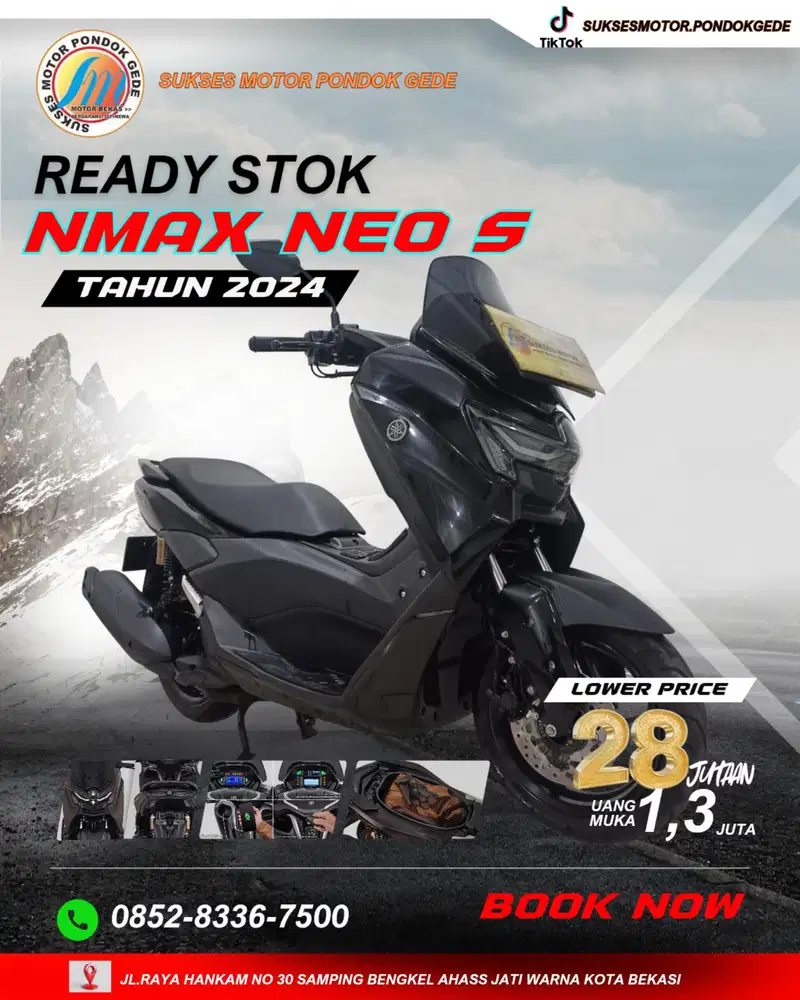 CASH DAN KREDIT BERGARANSI YAMAHA NMAX NEO S TAHUN 2024