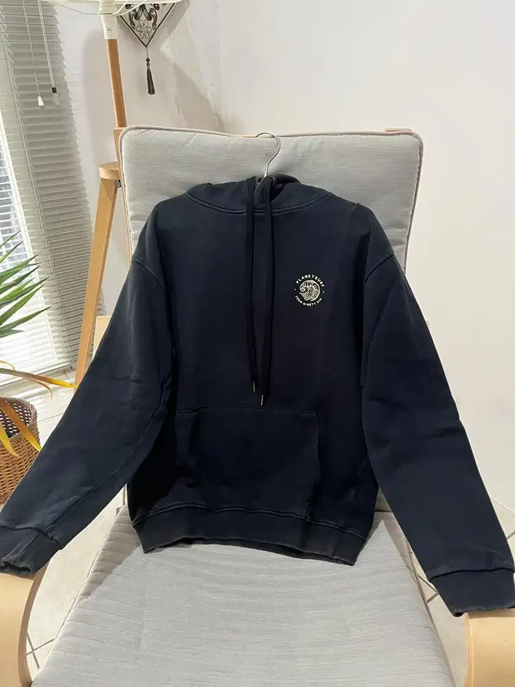 HOODIE PLANET SURF Warna Hitam