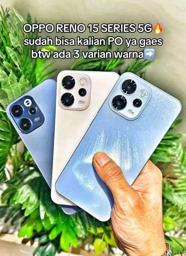 Oppo Reno 15 5G Ram 12/256Gb Terbaru sebelum naik