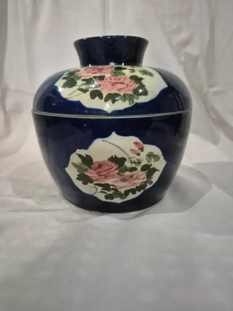 mukun keramik biru putih siam cina tua antik