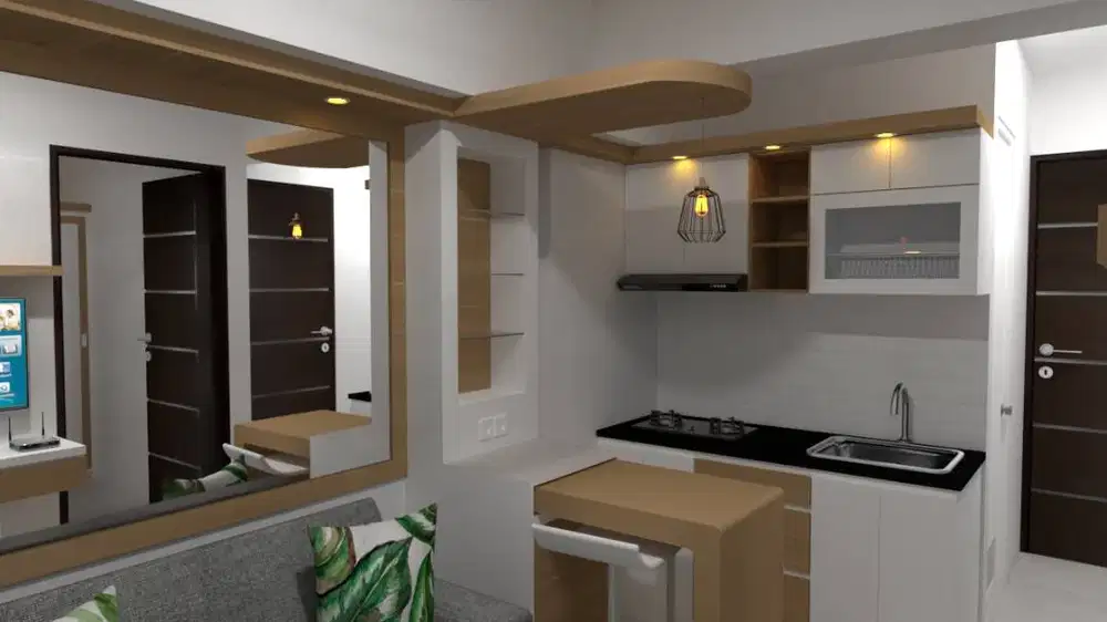 Dijual Apartemen Sertifikat SHM Tower Dahoma Samping Stasiun LRT