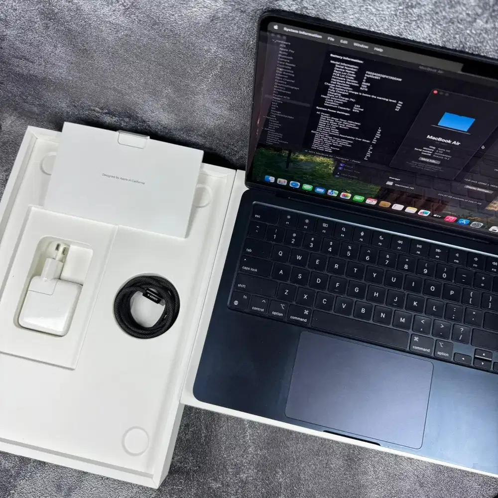 Macbook Air M2 8/256GB Midnight BH 93 Ibox