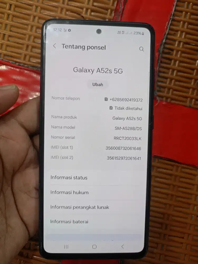 Samsung a52s 5G 8/256gb