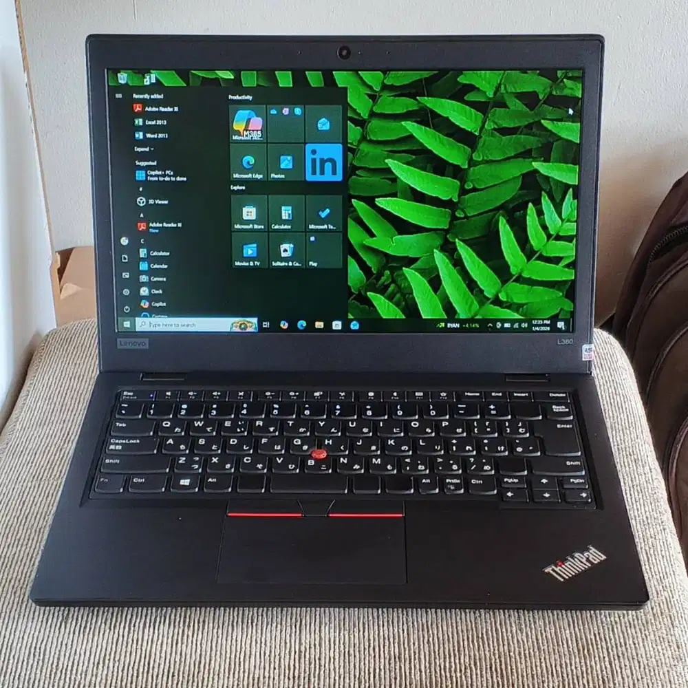 Laptop Thinkpad intel i5 Ram 16 SSD 256 Normal FullHD COD jogja bisa