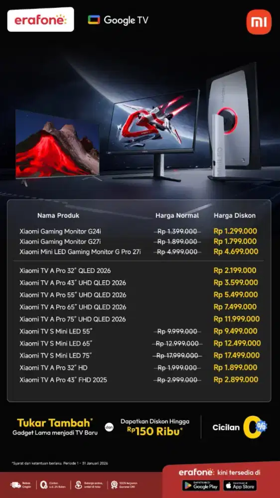 Terbaru Xiaomi TV 2026