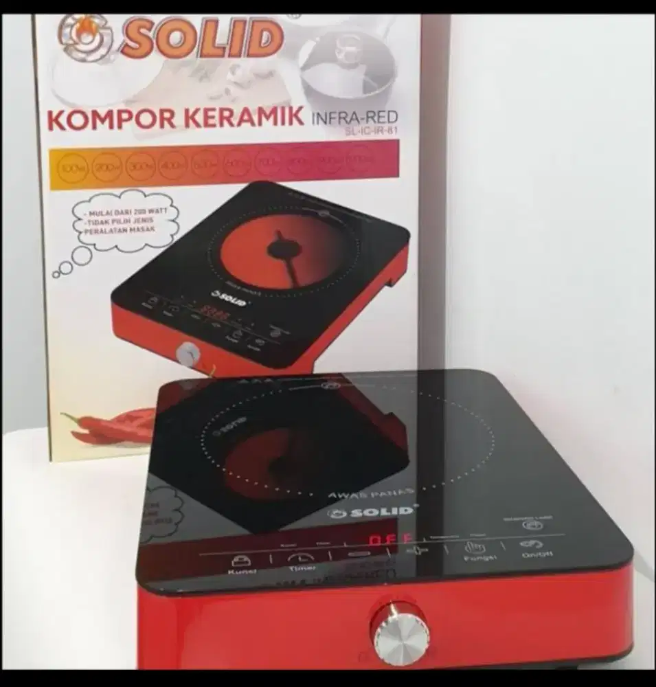 Kompor listrik second, pemakaian masih di bawah 1 tahun