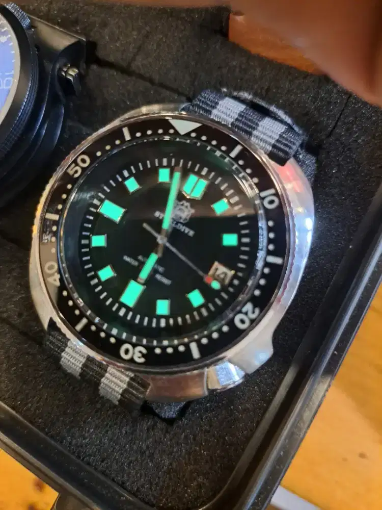 Jam tangan automatic steldive 6105 diver