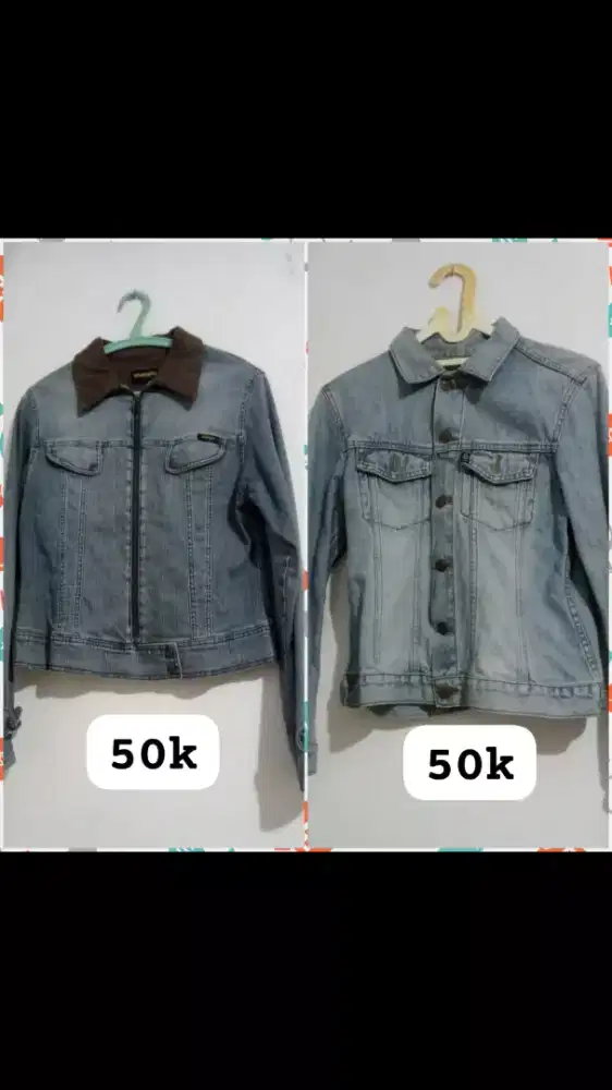 Jaket Levis Wanita Remaja