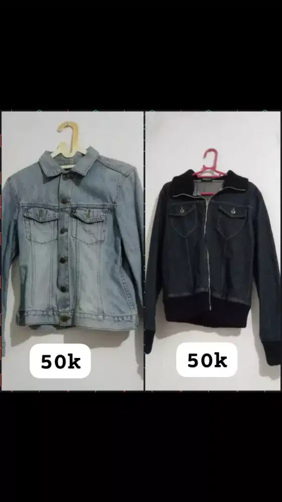 Jaket Levis Wanita Remaja