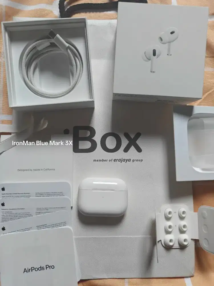 AirPods Pro Gen 2 Type C iBox Resmi Fullset original Apple Second