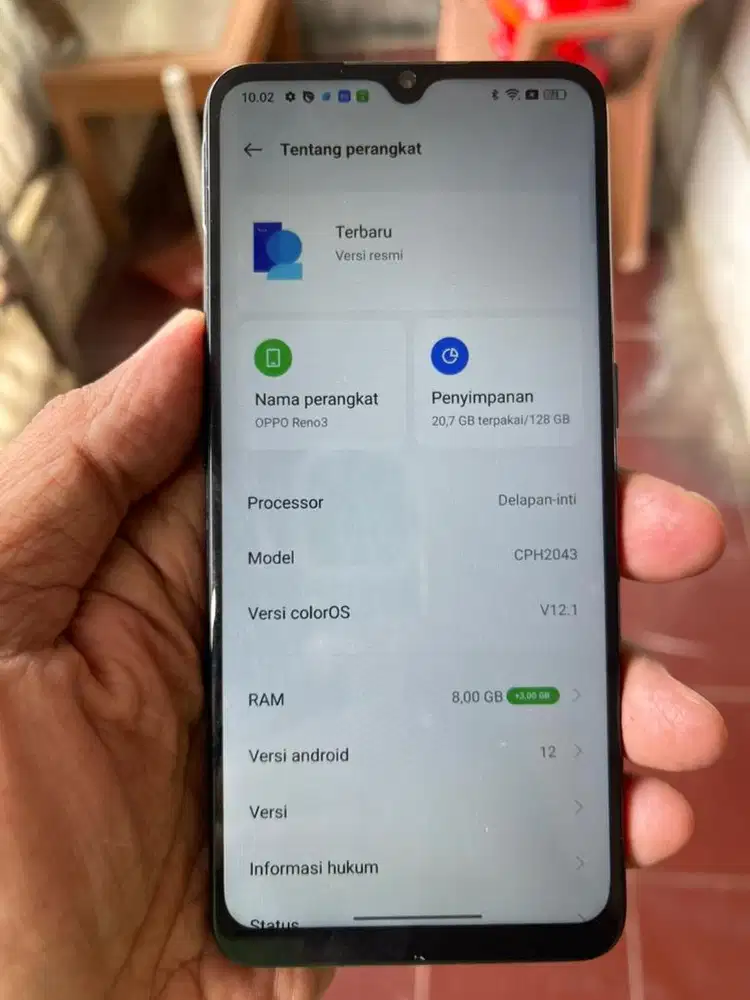 Oppo Reno 3 Ram 8/128Gb Murah