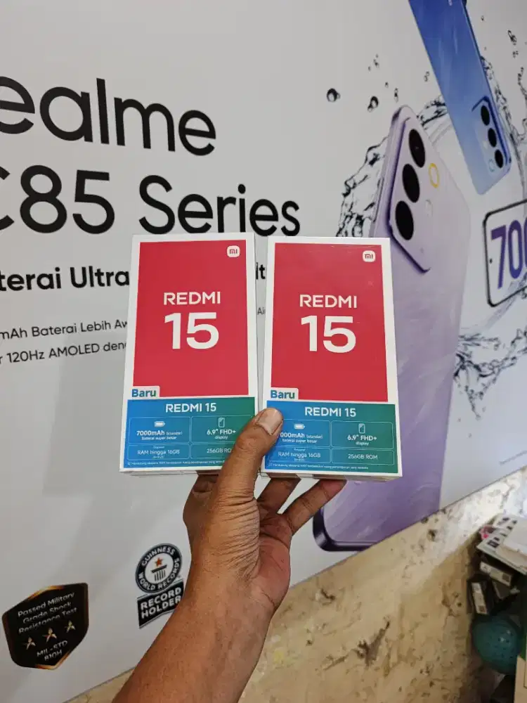 Berminat silahkan WA Xiaomi Redmi 15 NFC 8+8/256 Garansi resmi 15bln