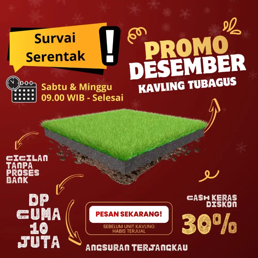 Tanah kavling dekat kampus new untirta