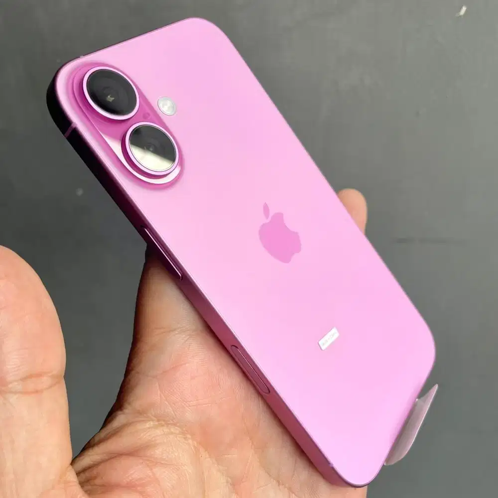 iBox iPhone 16 256GB resmi Indonesia (merah muda)