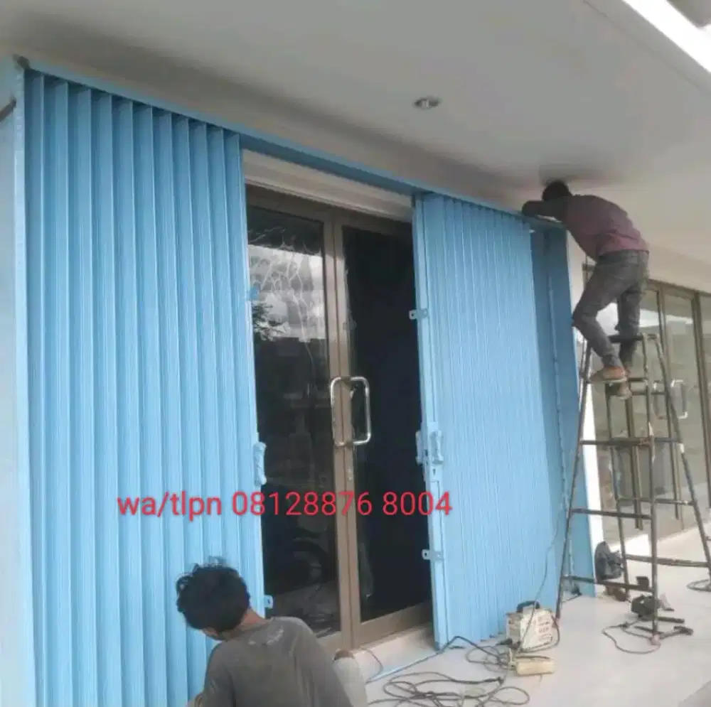 Rolling door folding gate harmonika murah