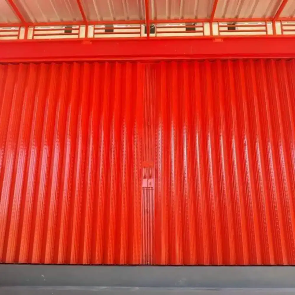 Rolling door folding gate 03