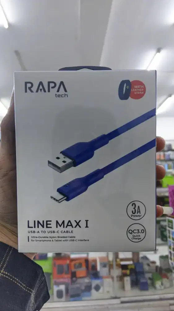KABEL DATA TYPE-C RAPA TECH LINE MAX I