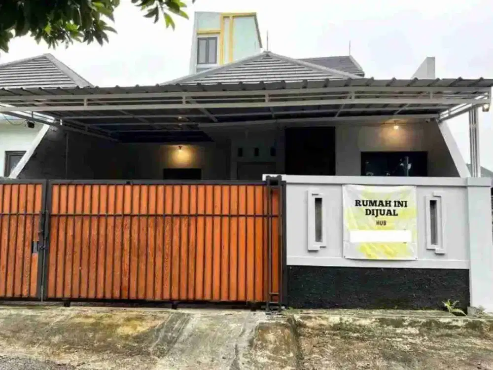 dijual rumah 2 muka sukahati cibinong
