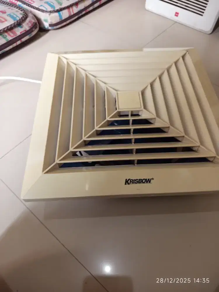 Dijual exhaust fan merk krisbow UK 36 cm x36 cm
