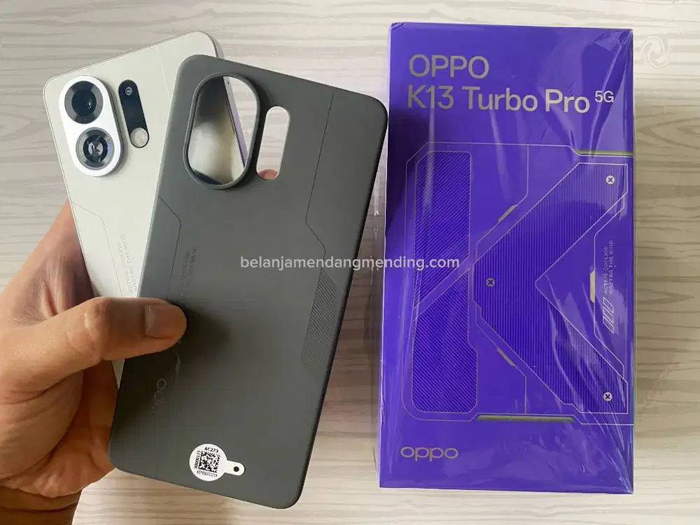 Oppo K13 Turbo Pro 5G - 12/256 GB (Silver Knight) IMEI Bea Cukai