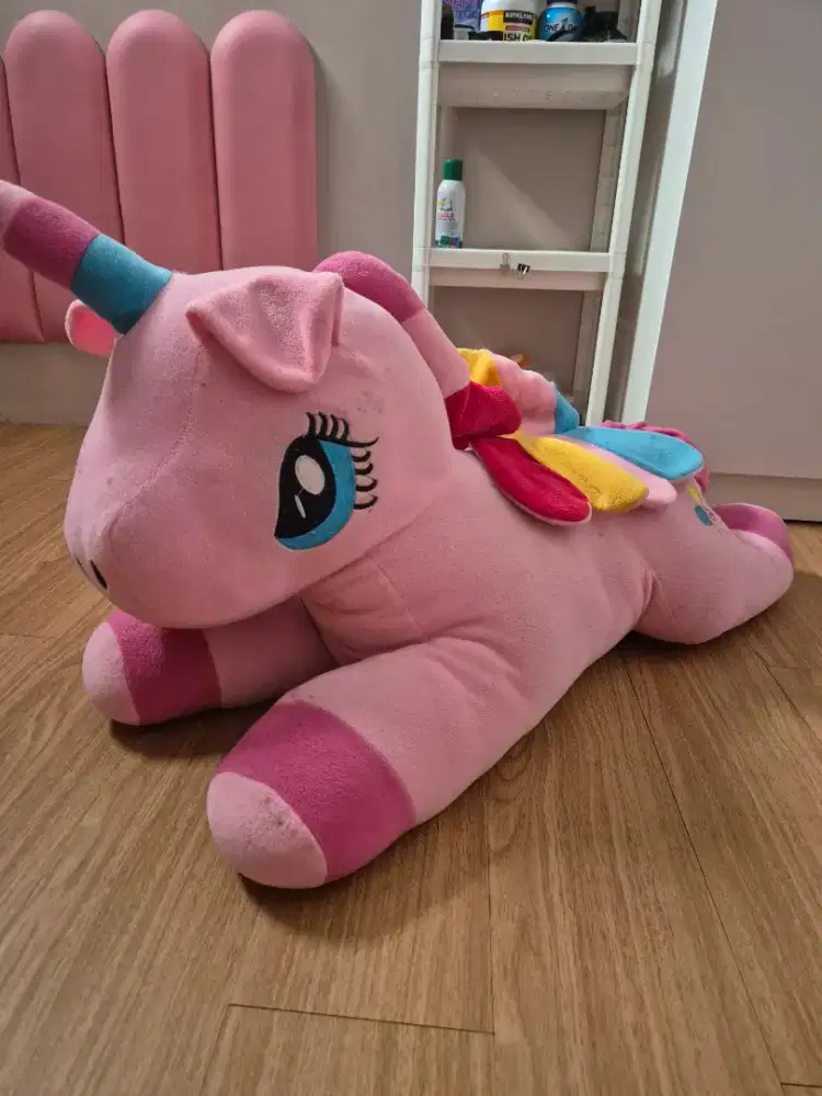 Boneka unicorn uk jumbo
