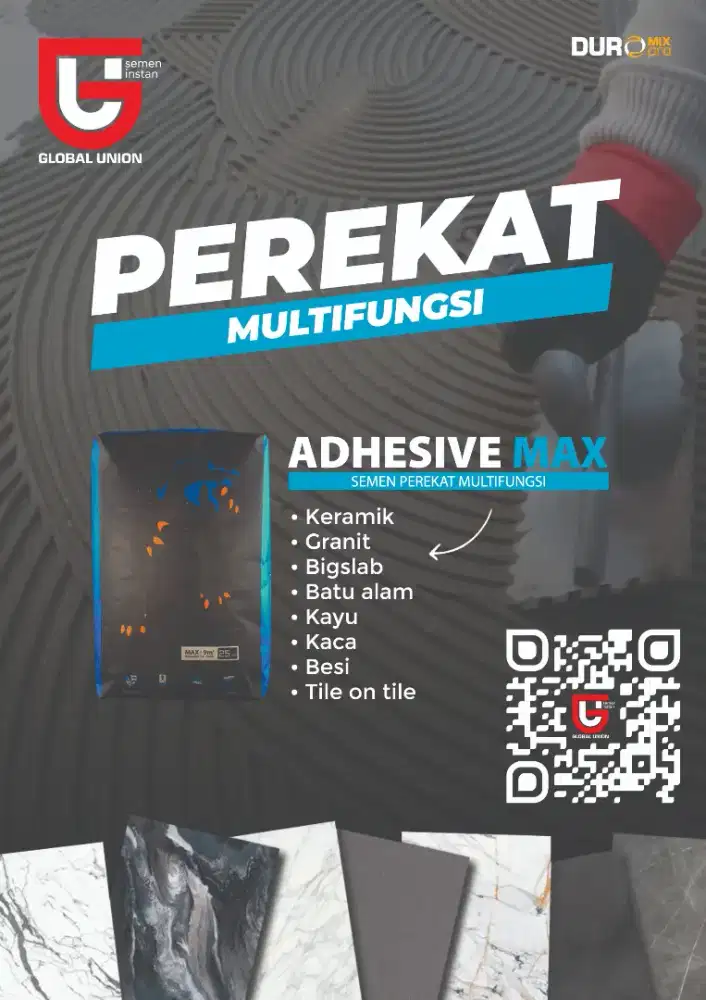 Semen Instan Perekat Multifungsi Adhesive Max 25 Kg