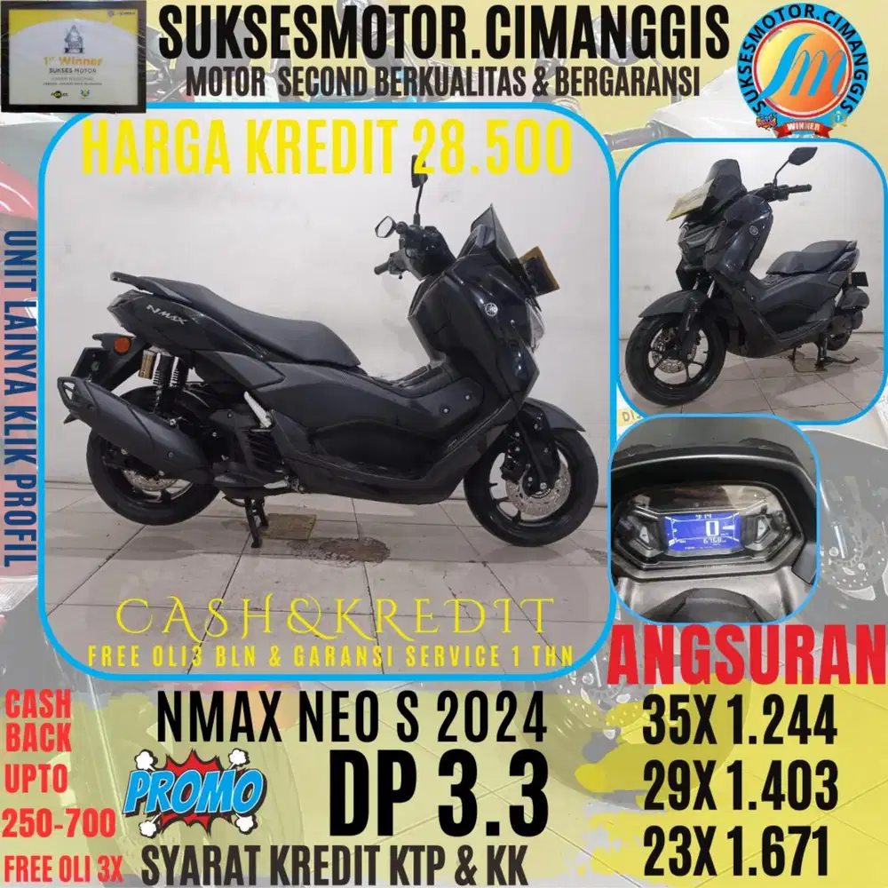 NMAX NEO S KEYLES CASHBACK UPTO 700 RIBU FREE OLI3BLN