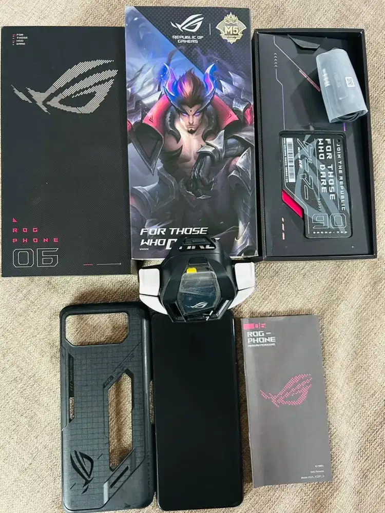 ASUS PHONE GAMING ROG 6 8/256 ORIGINAL BEKAS FULL SET