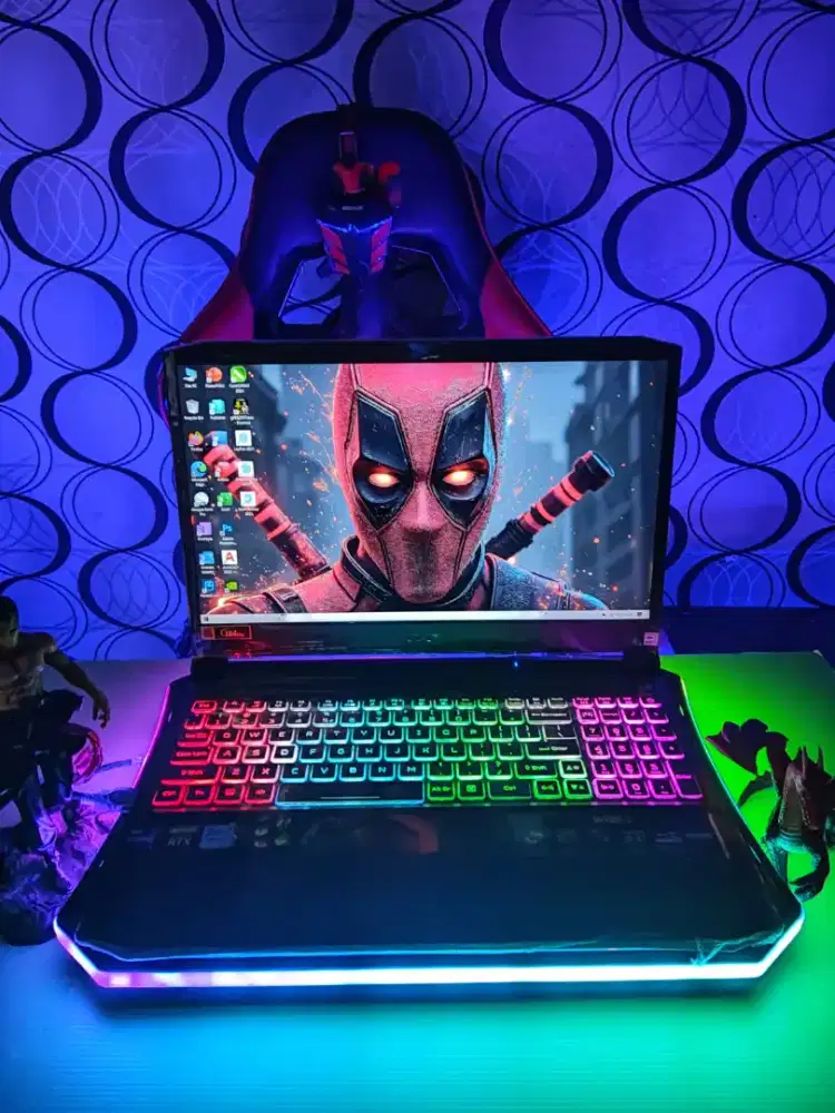 [RAM 32GB] Laptop Gaming Desain Acer Nitro V Core i7-11800h Ram 32gb!